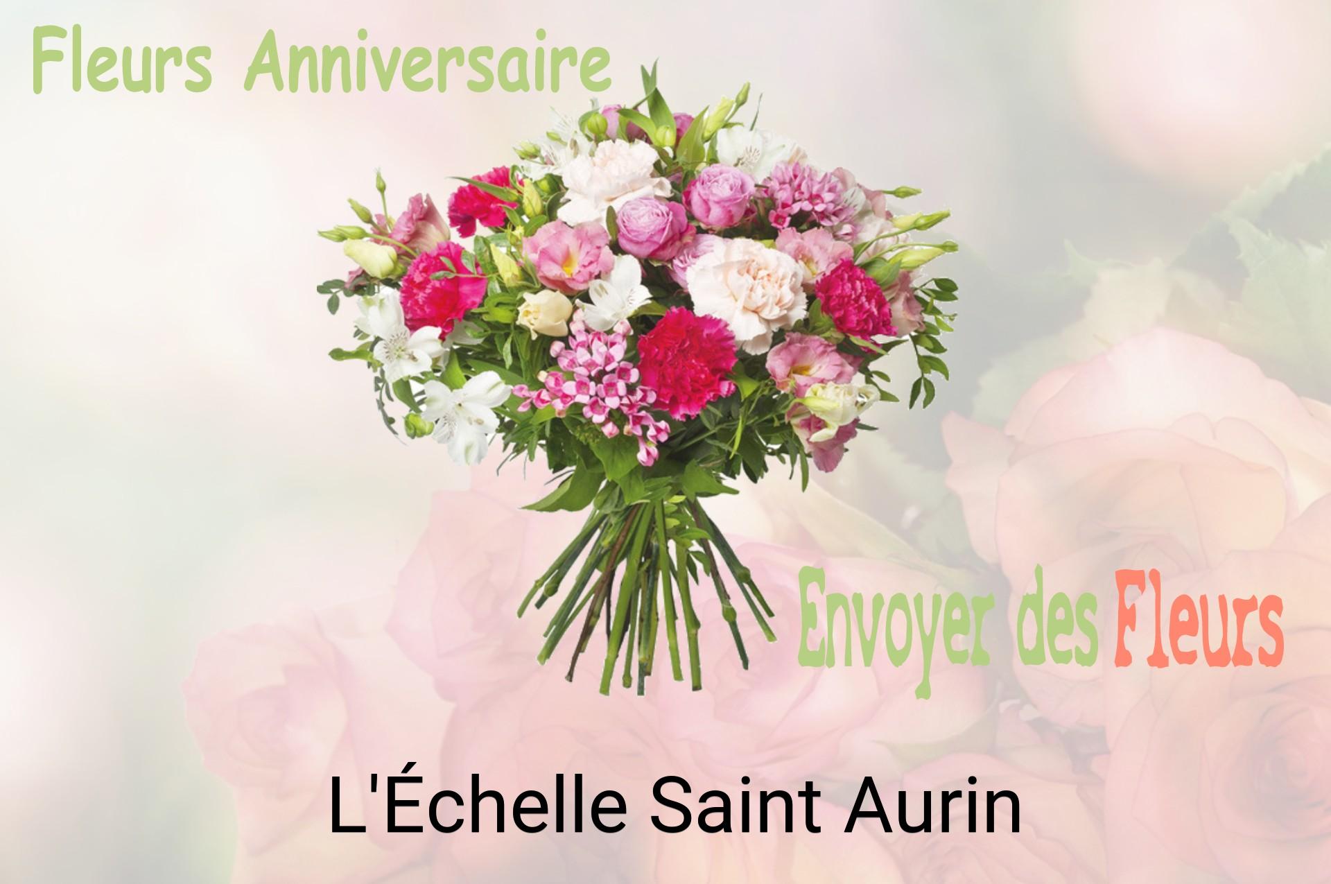 Bouquet de fleurs d’anniversaire livré à L'Échelle-Saint-Aurin