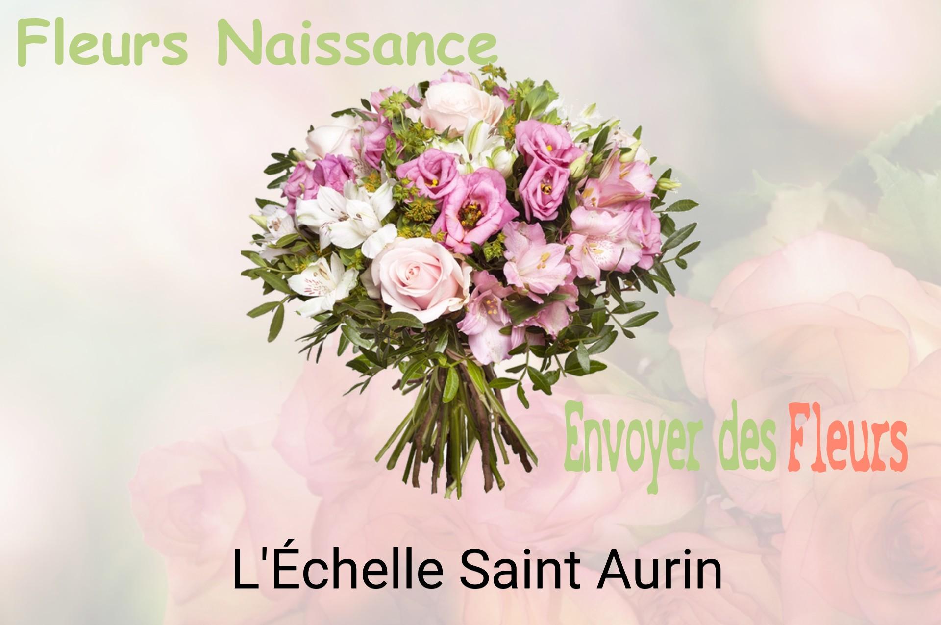 Bouquet de fleurs de naissance livré à L'Échelle-Saint-Aurin